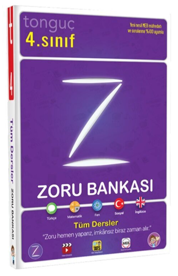 Tonguç Akademi 4. Sınıf Tüm Dersler Zoru Bankası Tonguç Akademi