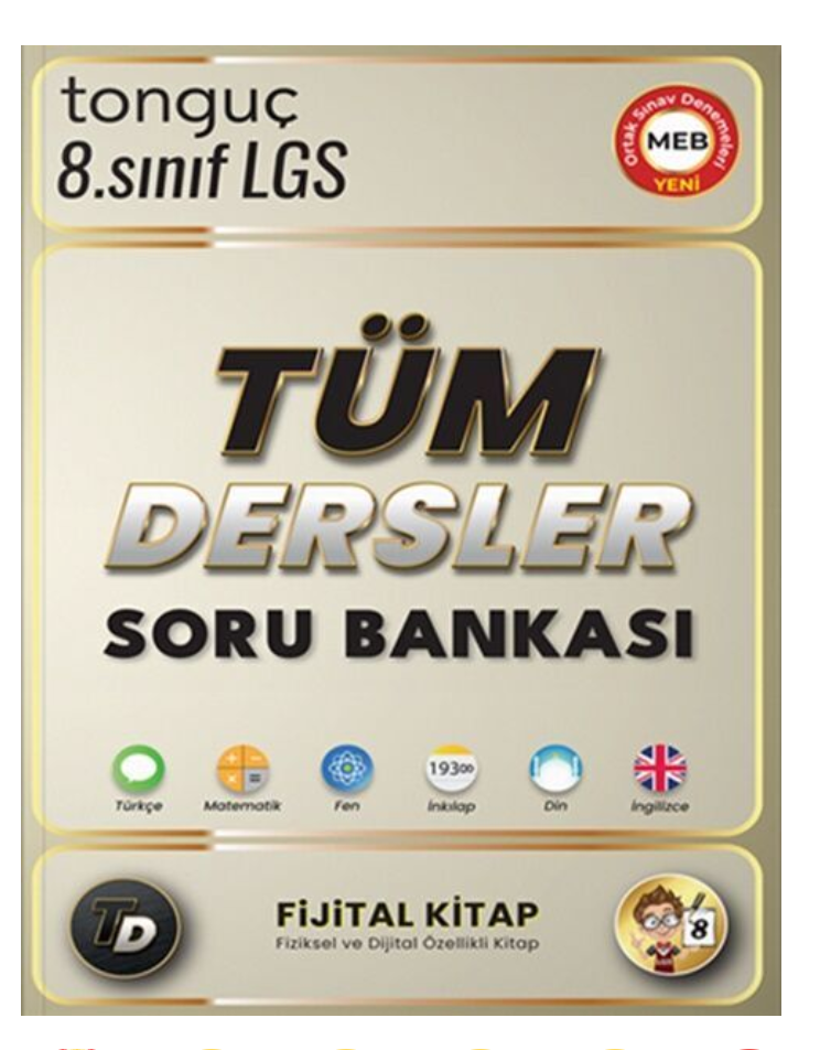 Tonguç Akademi 8. Sınıf Tüm Dersler Soru Bankası