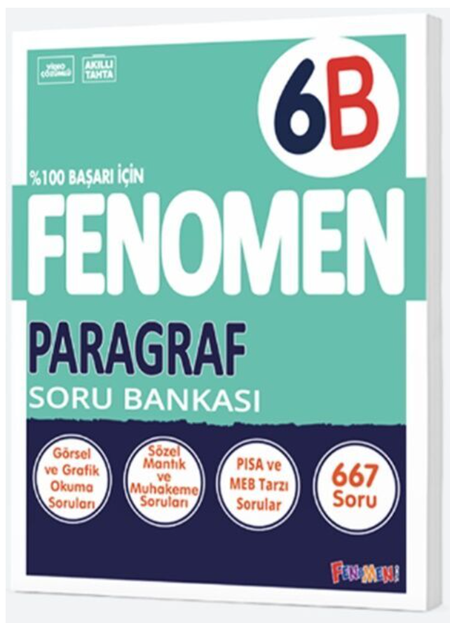 6. Sınıf Paragraf Fenomen Soru Bankası