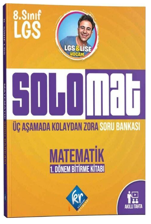 KR Akademi 8. Sınıf LGS Solomat Matematik 1. Dönem Soru Bankası