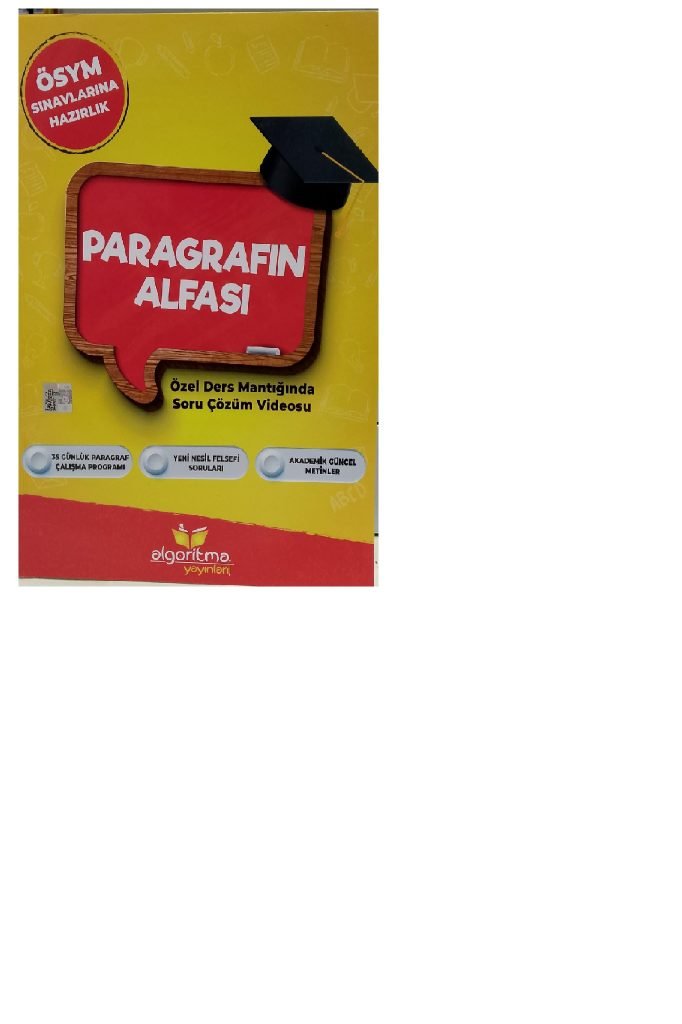 Paragrafın Alfası  tyt Algoritma Yayınları