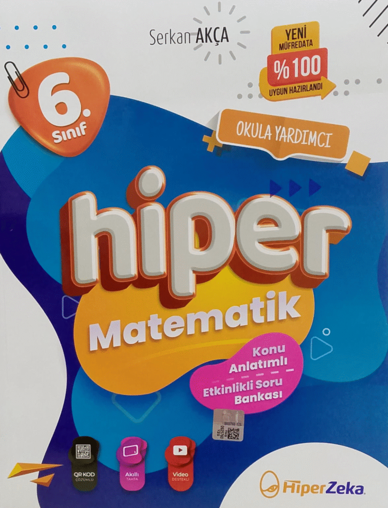 6. Sınıf Hiper Matematik Konu Anlatımlı & Soru Bankası | Serkan AKÇA 2026 güncel baskı