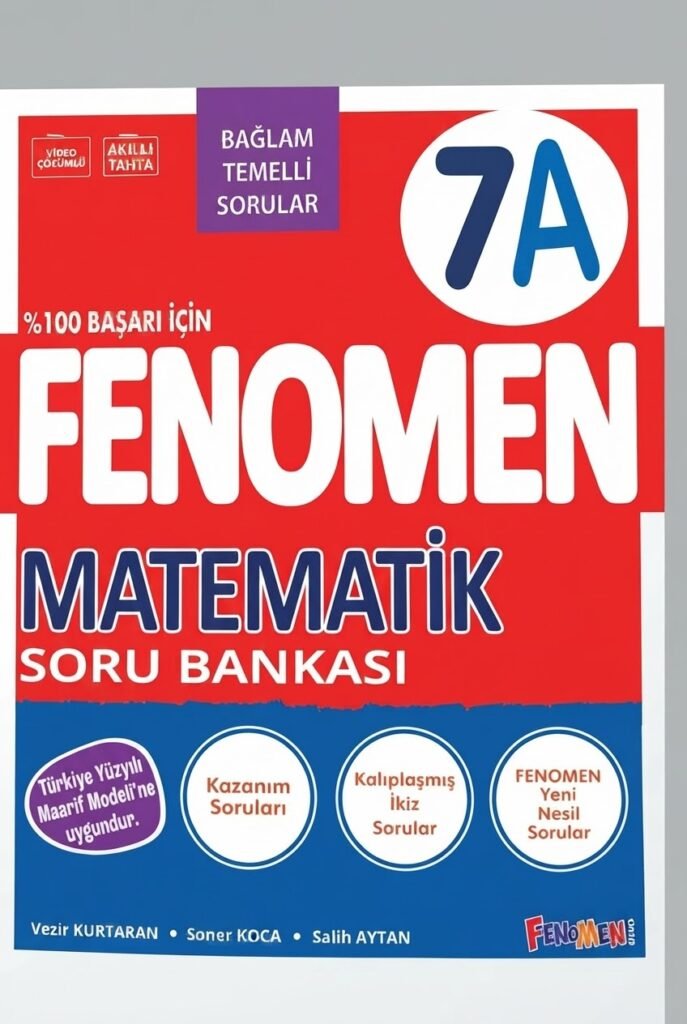 Fenomen Okul Yayınları 7. Sınıf Matematik A Fenomen Soru Bankası 2027 güncel Baskı