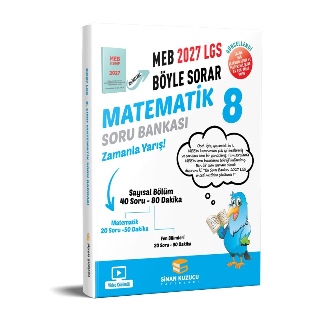 Sinan Kuzucu 2027 8. Sınıf Matematik Soru Bankası