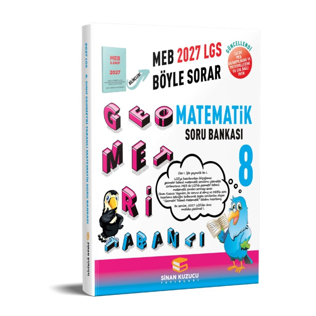 Sinan Kuzucu 2027 8. Sınıf Geometri Tabanlı Matematik Soru Bankası